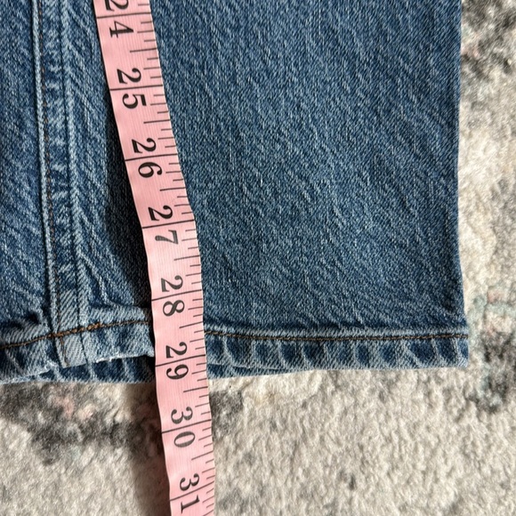 Reformation The Liza High Rise Straight Jeans in Laguna Wash - Picture 13 of 14